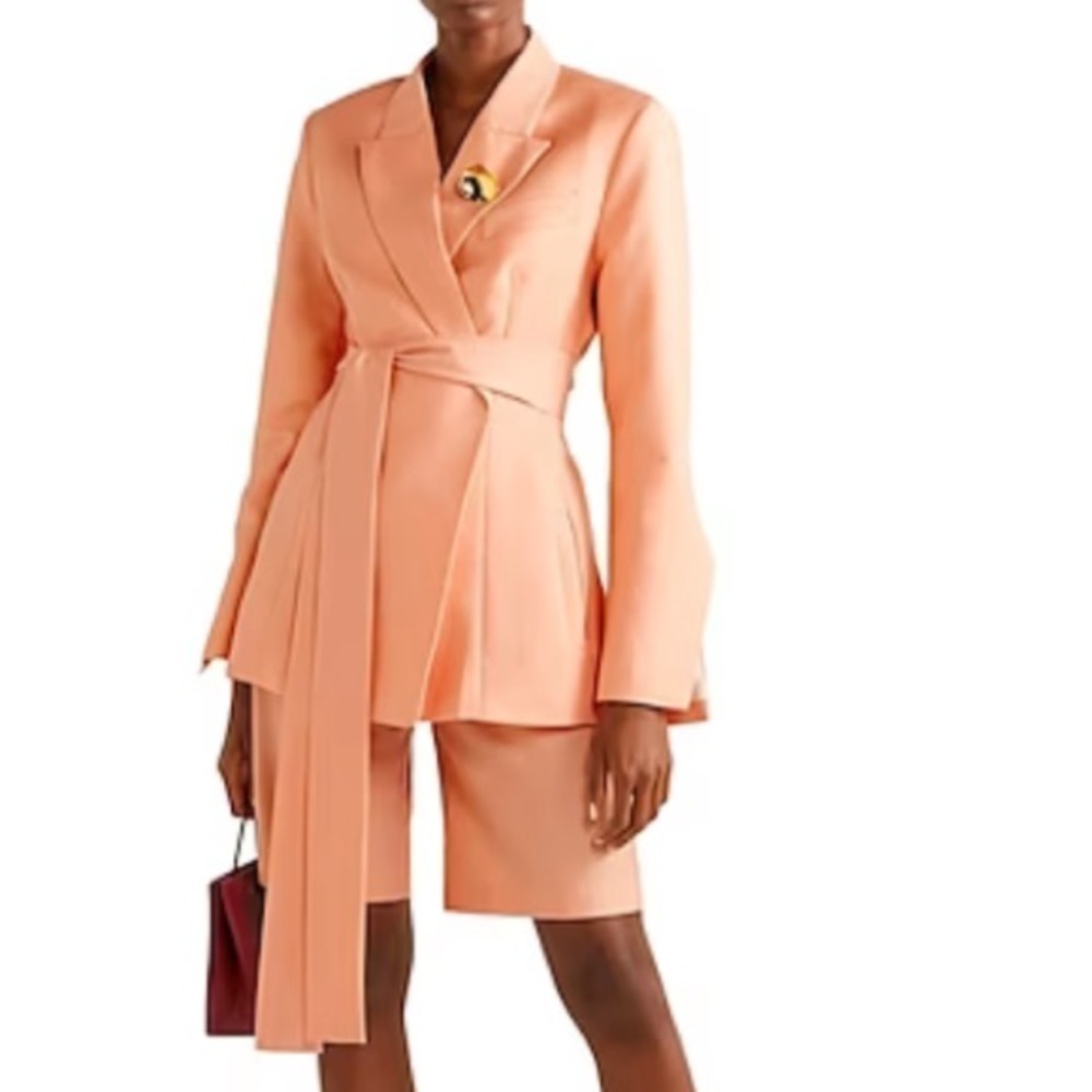 NWT Maggie Marilyn Salmon Pink Just Getting Started Blazer Size 10
